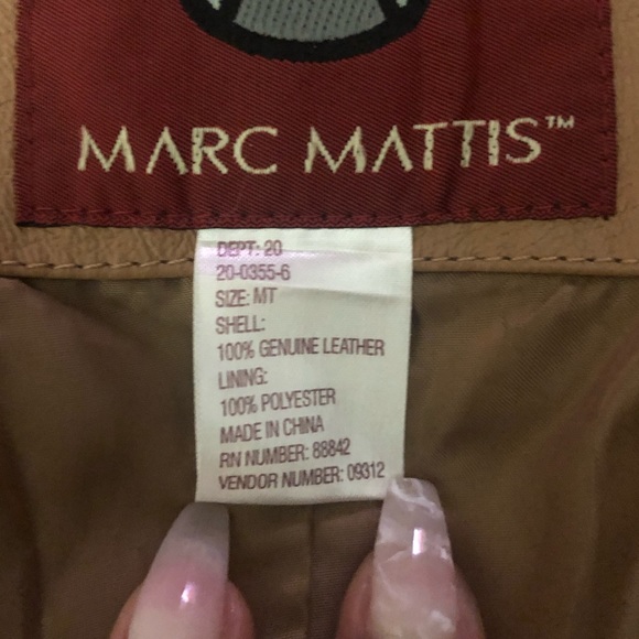 NWOT 100% Genuine Leather Maxi Coat - Picture 7 of 7